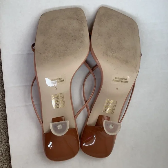 Jeffrey Campbell Nude Strappy Sandals Size 9 - Picture 5 of 15